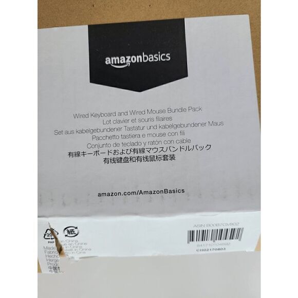 NEW Open Box Amazon Basics Wired Keyboard - Picture 5 of 9